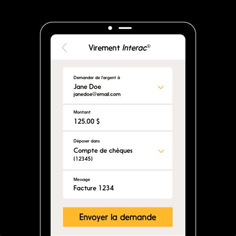 Comment demander des fonds avec Virement .